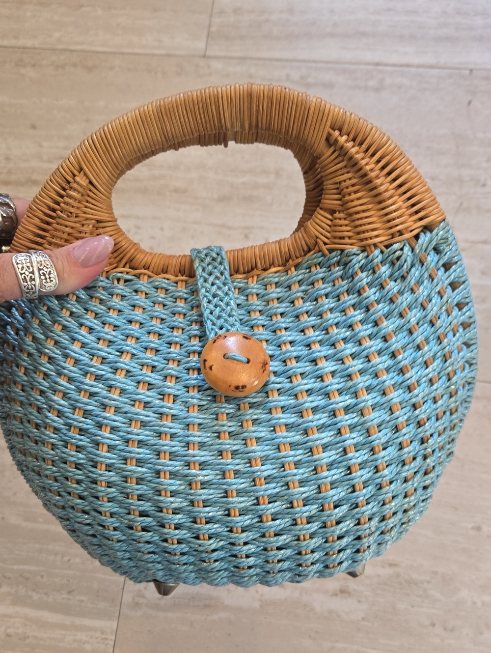 Straw Studios Hand Made Hand Bag